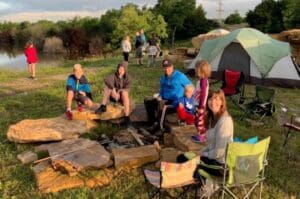 Lake Godstone Camping at Top of Dam Group Campground