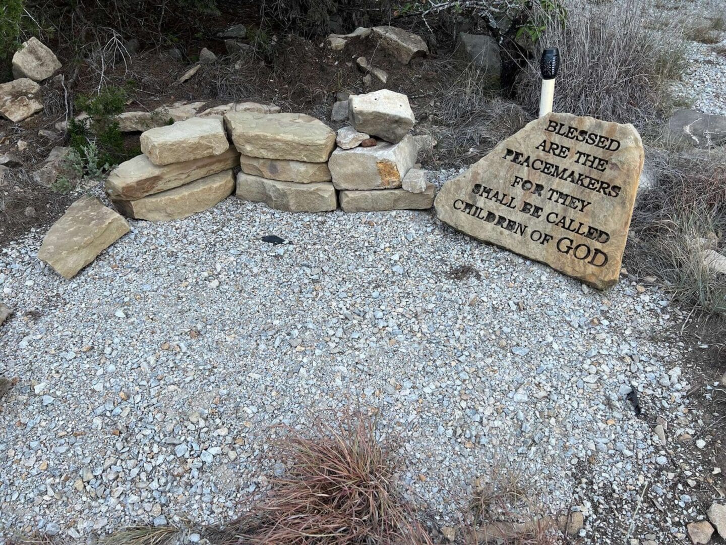 Featured image for blog post titled "Spiritual Nature Connections at Lake Godstone: Discover the Beatitude Stones on Serene Forest Trails"