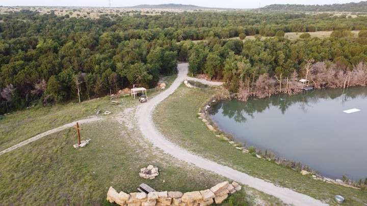 Top of Dam Cross Lake Godstone